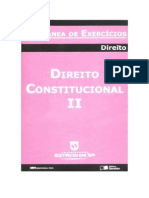 Coletânea de Exercícios - Direito Constitucional II (1º Semetre 2008) (PDF) (Rev)