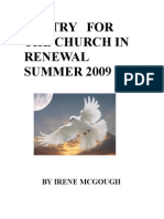 Poetry For The Church in Renewal Summer 2009