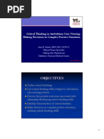 Download Critical thinking in Ambulatory Care Nursing Making Decision in Complex Practice Situations by Childrens National Medical Center SN17178138 doc pdf