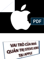 Vai Tro Nha Quan Tri STEVE JOBS Tai Apple