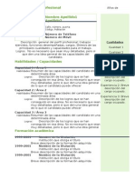 Curriculum Vitae Modelo4c Verde