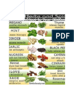 Healing Herbs and Spices