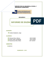 Informe de Enzimas