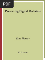 Preserving Digital Materials