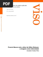 Francis Bacon Sob o Olhar de Gilles Deleuze-A Imagem Como Intensidade