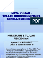 Kurikulum - Tujuan Pendidikan