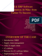 Nike Finals Erp Implementation 