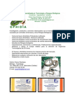 Ophidia: Productos y servicios.