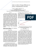 Various Approaches to achieve energy efficiency in mobile wireless communication networks