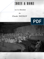 Des Ordres A Rome Sous La Direction de Nicolet PDF