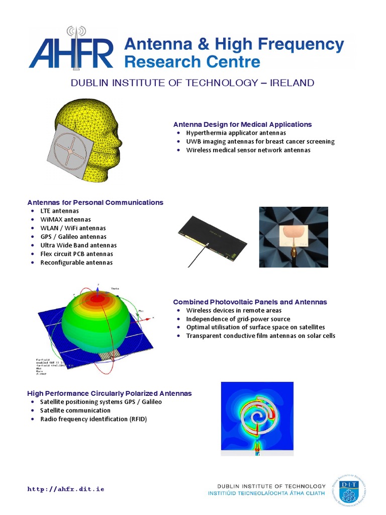Antenna Research Brochure.pdf Ultra Wideband Antenna (Radio)