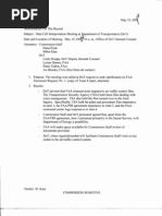 T8 B5 DOT Briefing 5-19-03 Fdr- Entire Contents- MFR- DOT Doc Req 1- Notes 820