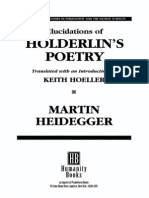 73133585 Heidegger GA 04 Elucidations of Hlderlins Poetry