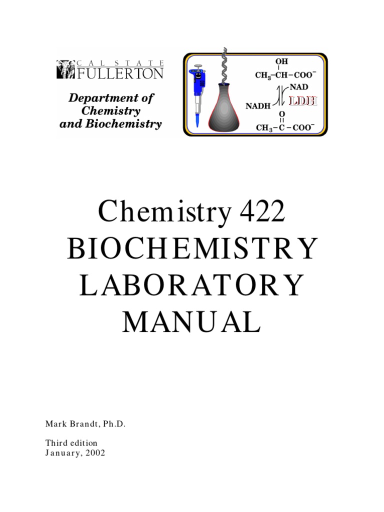 BIOchemistry LAB Manual PDF