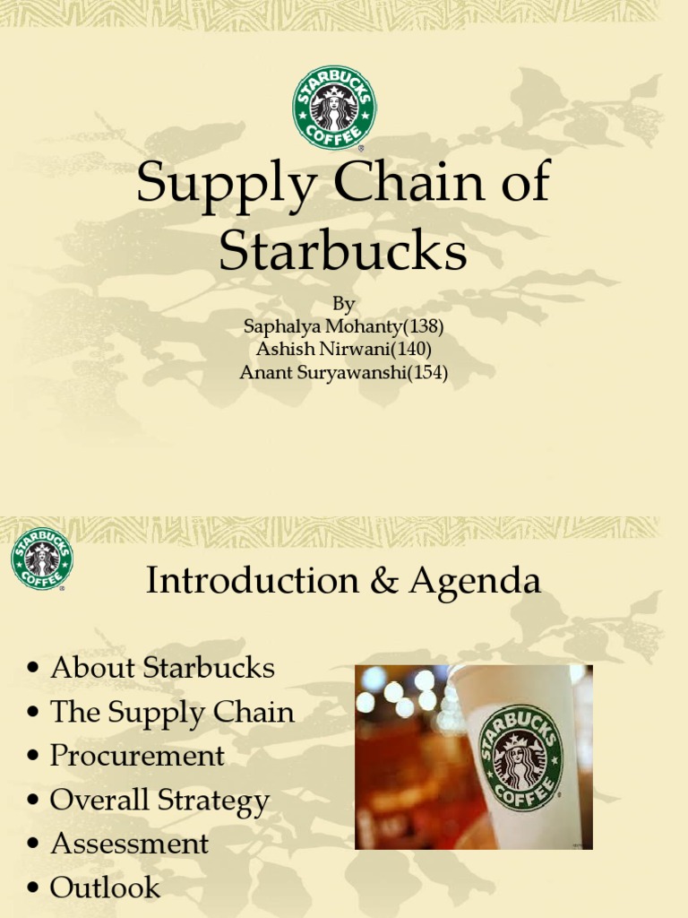 Starbucks Supply Chain Warehouse Retail