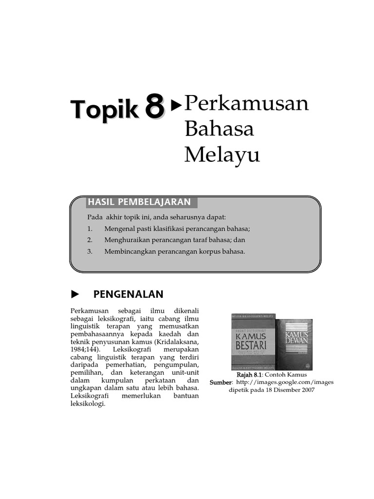 Modul Bmm3112 Topik 8 Iankaka Pdf