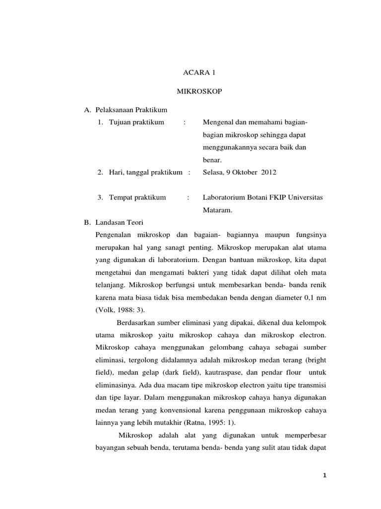 Cara Membuat Laporan Praktikum Biologi Seputar Laporan