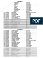 Pembagian Kelompok 1-60 FTUB