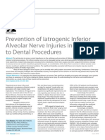Prevention of Iatrogenic Inferior Alveolar Nerve Injuries