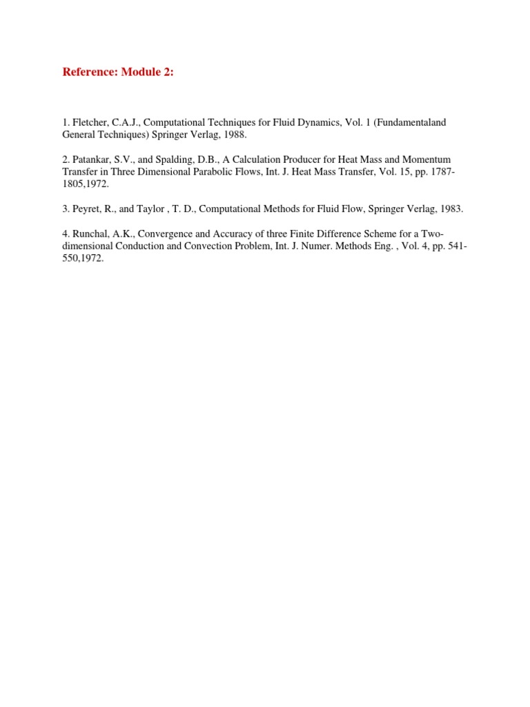 Fluid Dynamics Computational Methods | PDF | Science & Mathematics