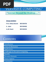 Pervasive Computing Presentation