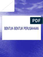 BENTUK-BENTUK PERUSAHAAN