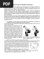 ne pas se bousiller les genoux-raccourci