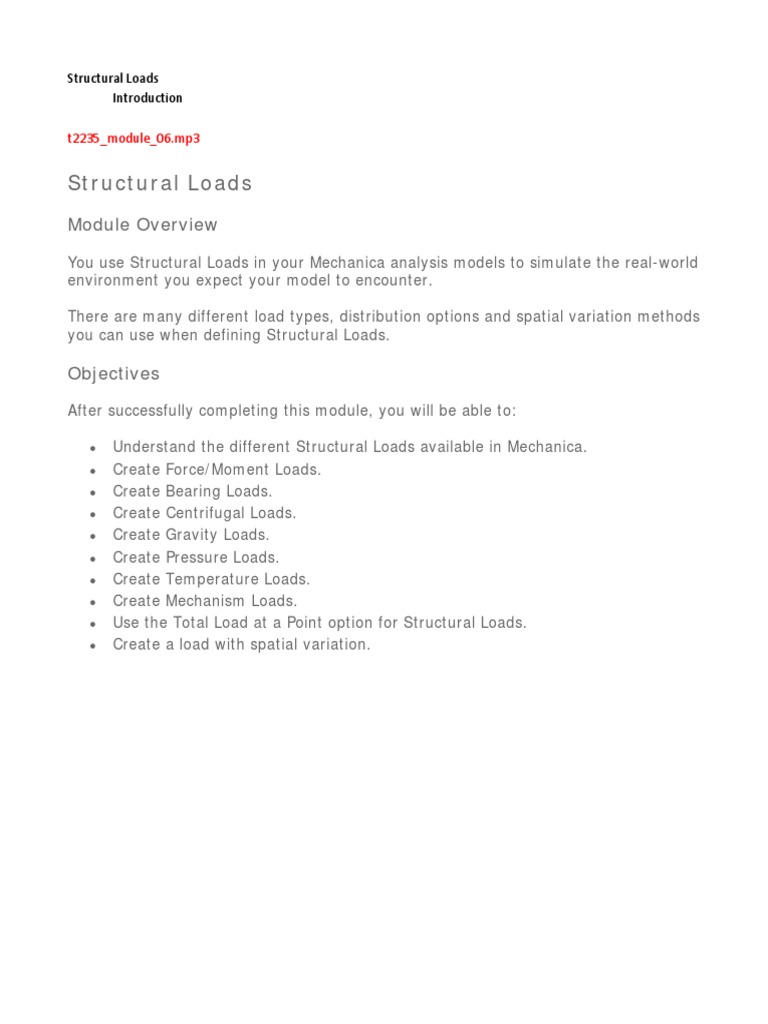 82 - Structural Loads - Introduction | PDF