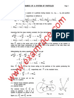 6 - Dynamics of A System of Particles 6.1 Centre of Mass