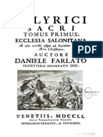 Daniele Farlalti - Illyrici Sacri 1 - Illyricum Sacrum 1 - Ecclesia Salonitana 1 - Miće Gamulin