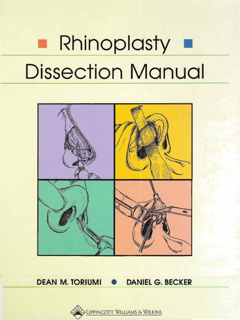 Rhinoplasty Dissection Manual | PDF | Anatomical Terms Of Location ...
