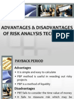 Advantages & Disadvantages of Risk Analysis Techniques