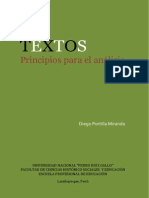 Textos Principos Para El Analisis Portilla