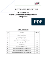 Barriers To Clean Development Mechanism Projects