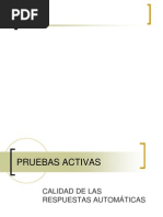 Pruebas activas