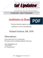Antibiotics in Dentistry