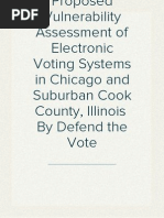 Proposed Vulnerability Assessment-WinEDS 4.0.175 Chicago Voting System