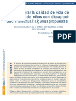 Como mejorar la calidad de vida de las familias de niños con discapacidad intelectual