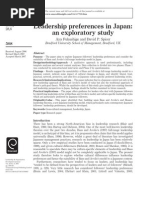 Download leadership preferences in japan 2007 by kashif salman SN17190294 doc pdf