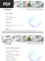 Download E Marketing by faminemua1 SN17190677 doc pdf