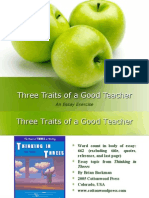 3 Traits of Good Teacher