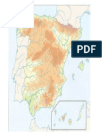 Mapa Fisico de España