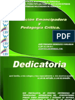 Educacion Emancipadora y Pedagogia Critica