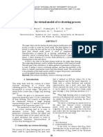 Design of the Virtual Model of Re-drawing Process