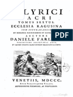 Daniele Farlalti - Illyricum Sacrum 6 - Ecclesia Ragusina - Gamulin