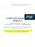 Code Des Marches Publics Algerien PDF