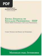 Design de Interiores Materiais Para Interiores