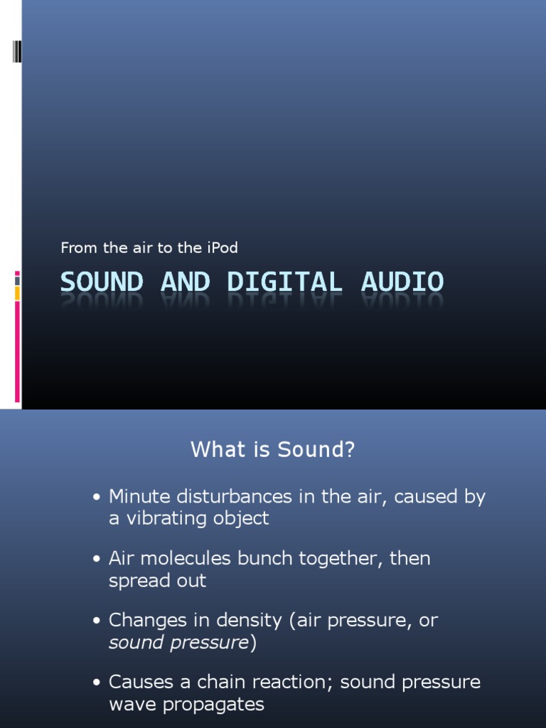 Digital vs. Analog Sound Explained | PDF | Sampling (Signal Processing ...