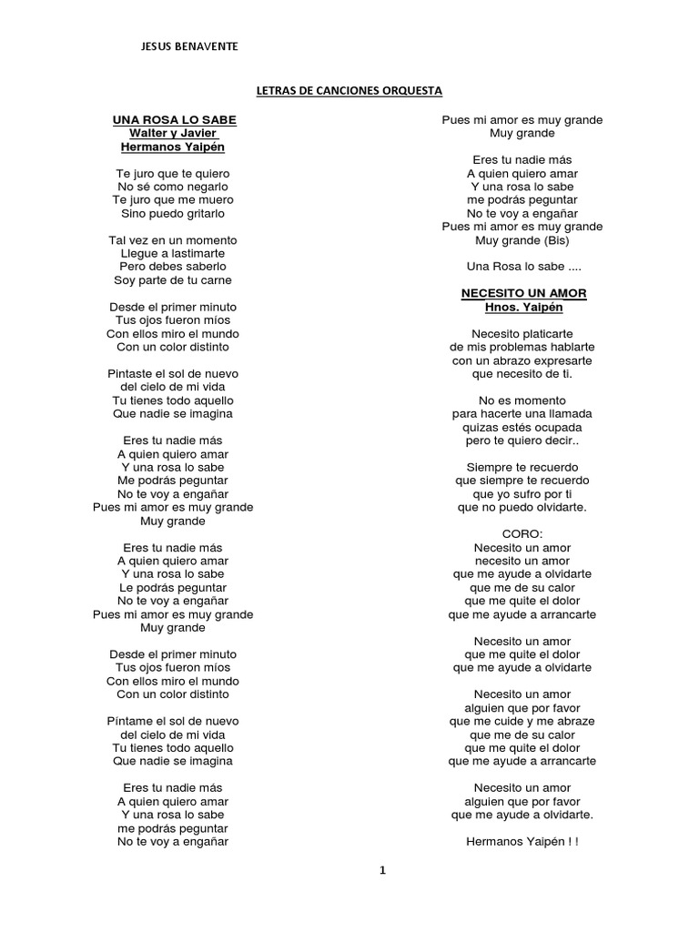 Letras De Canciones Orquesta Amor Science letras de canciones orquesta amor