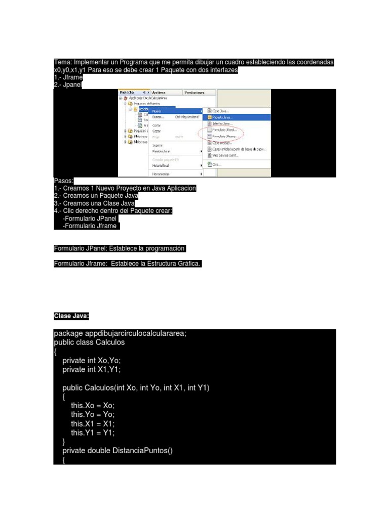 Draw Circle Program in Java | PDF | Computer Programming | Software ...